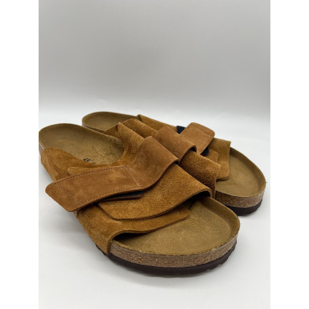 Birkenstock Kyoto Mink Nubuck Suede Leather Slides Men's Size 12 - Picture 11 of 16